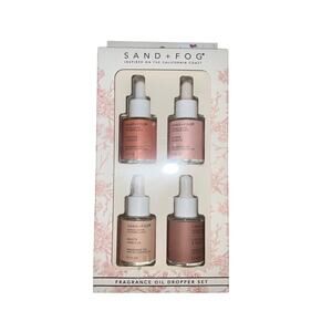 Sand + Fog Fragrance Oil Dropper Set Orange And White Vanilla, Guava Mango